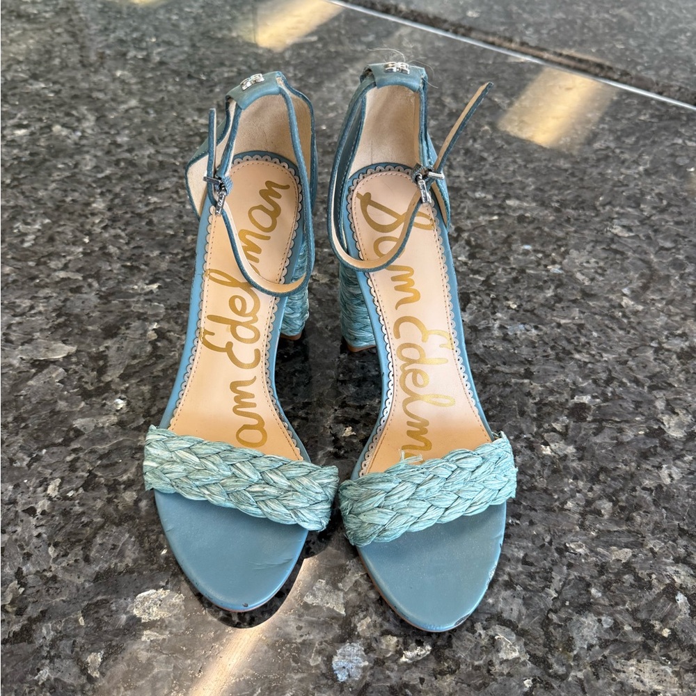 Sam Edelman Women's Teal Heels
